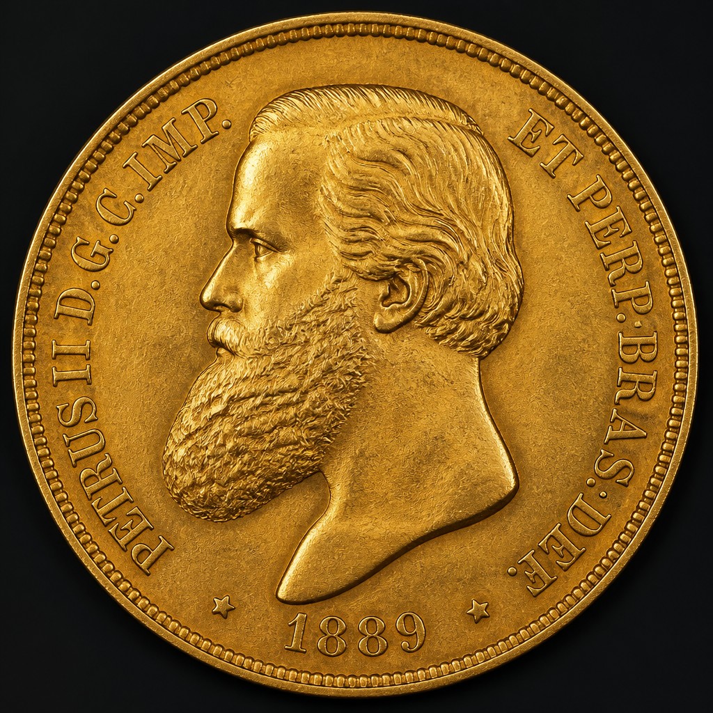 Brazilian 20000 Reis Gold