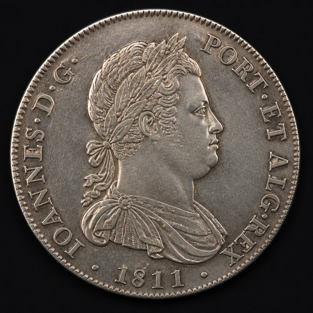 Brazilian 960 Reis Silver