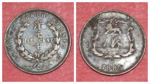 British North Borneo Half Cent