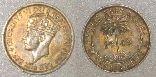 British West Africa 2 Shillings
