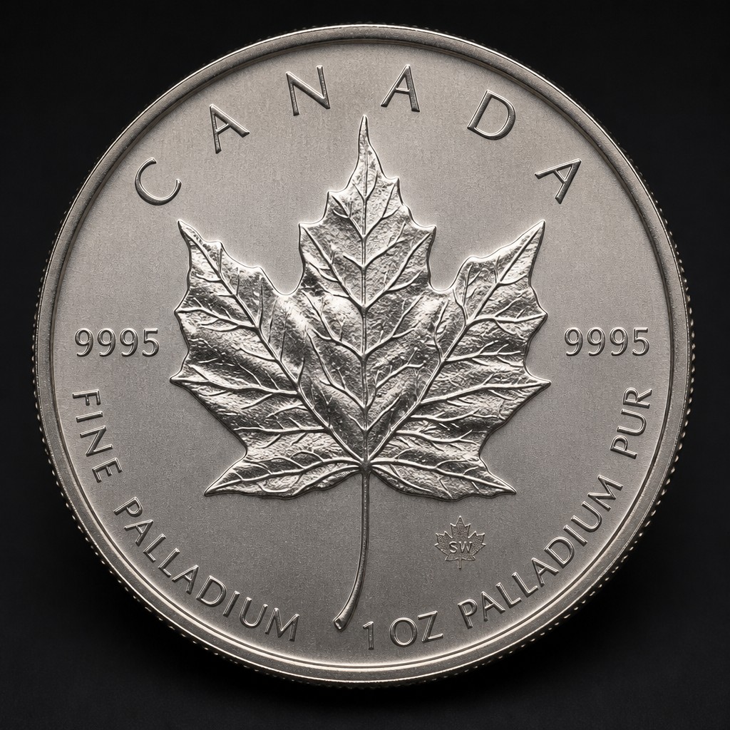 Canadian Palladium Maple Leaf