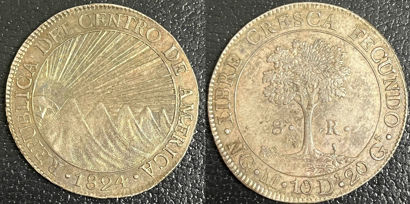 Central American Republic 8 Reales