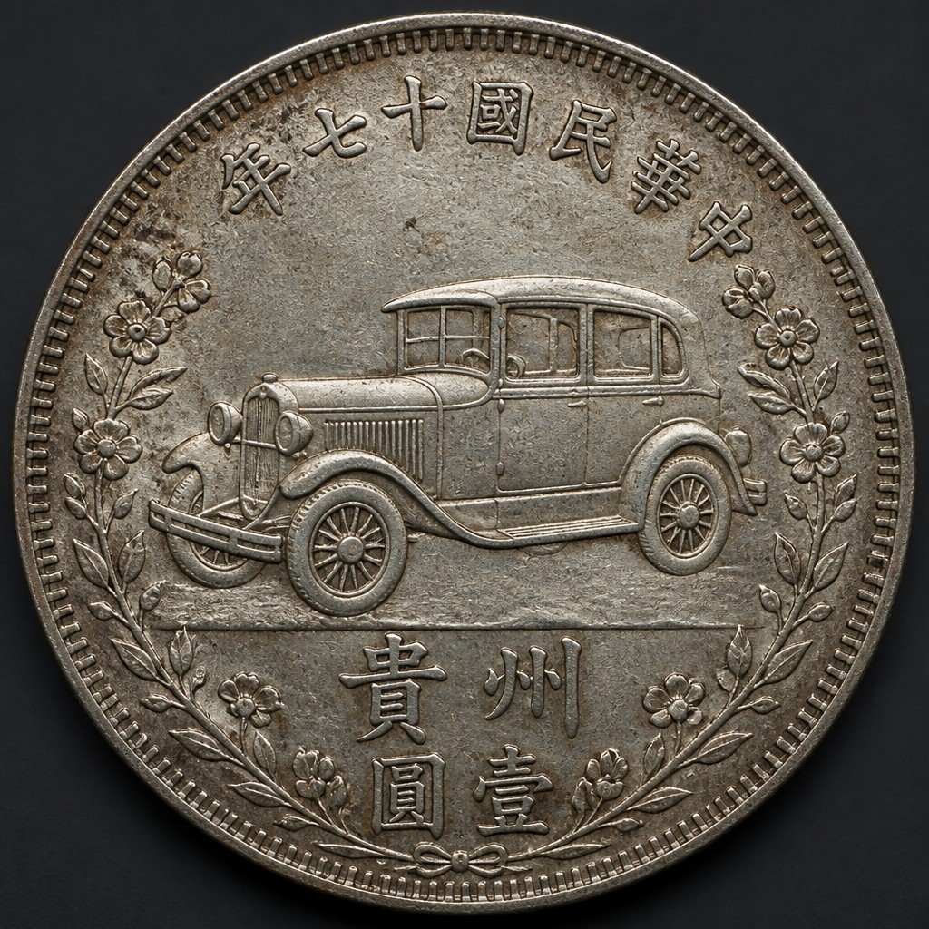 Chinese Auto Dollar (Kweichow, 1928)