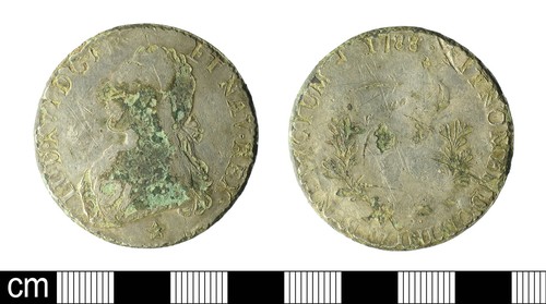 Contemporary Forgery of Louis XVI Ecu