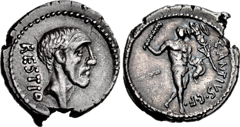 Denarius of C. Antius Restio