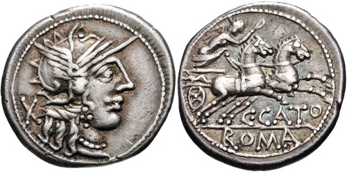 Denarius of C. Cato