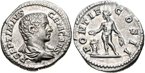 Denarius of Geta