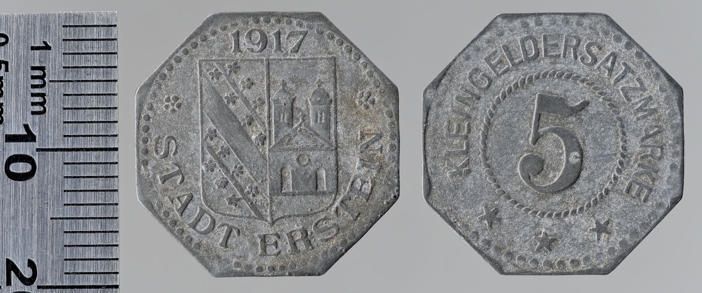 How to Identify the Erstein Notgeld 5 Pfennigs