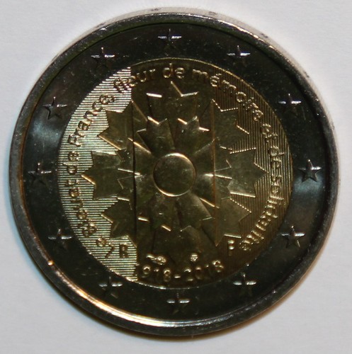 How to Identify the France 2 Euro Bleuet de France Commemorative