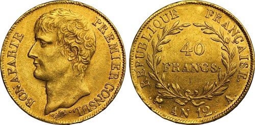French 40 Francs Gold (Napoleon I)