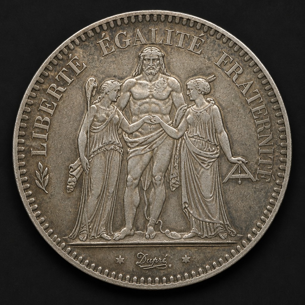 French 5 Francs Hercules