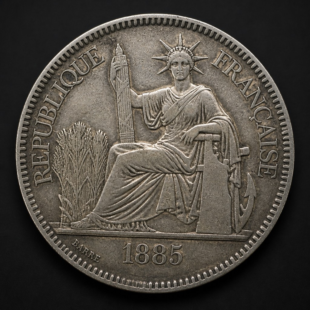 French Indochina Piastre de Commerce
