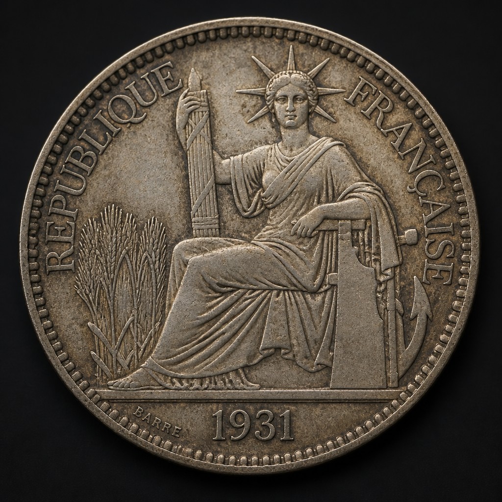 French Indochina Sarraut Piastre (1931)