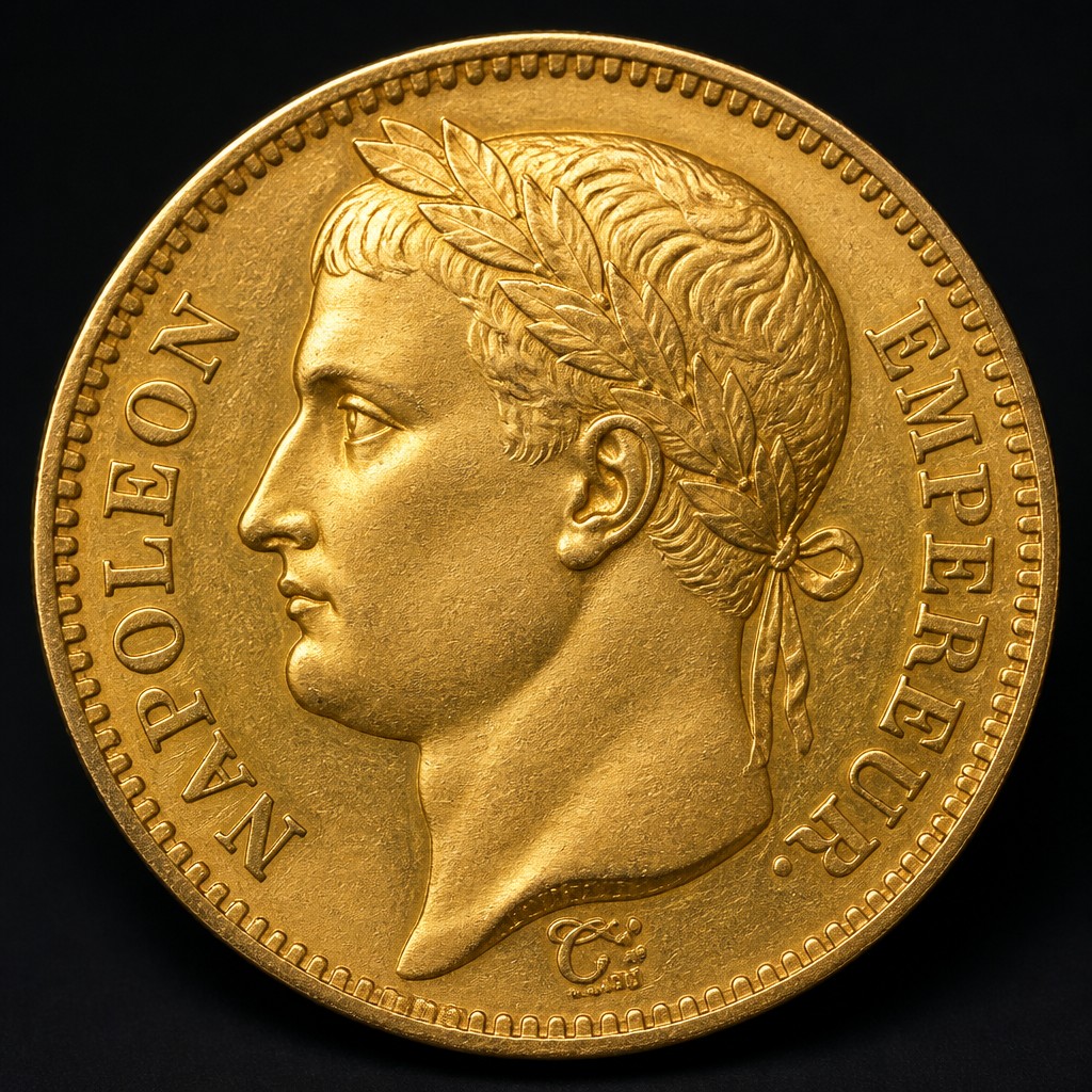 French Napoleon 20 Francs Gold