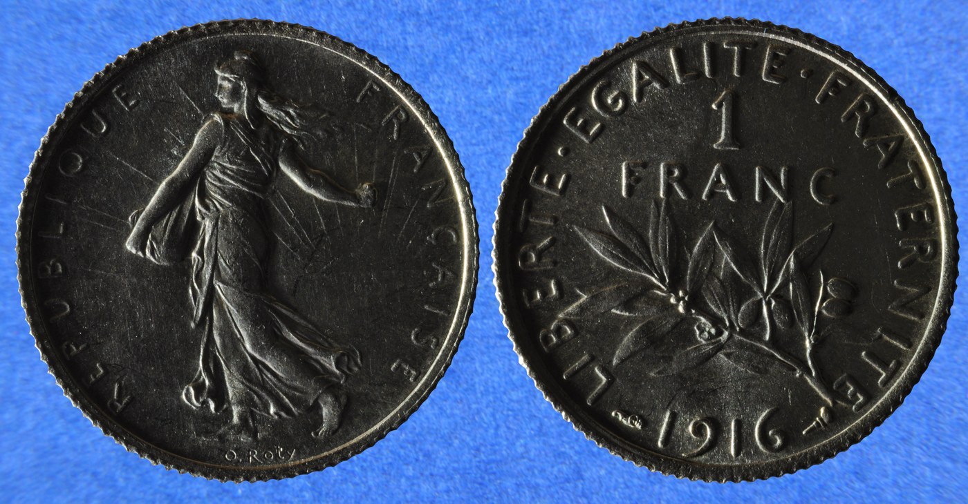 French Semeuse 1 Franc