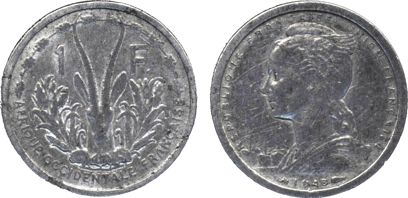 French West Africa 1 Franc