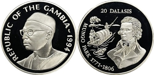 Gambia 20 Dalasis (Mungo Park Commemorative)