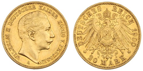 German 20 Mark Gold