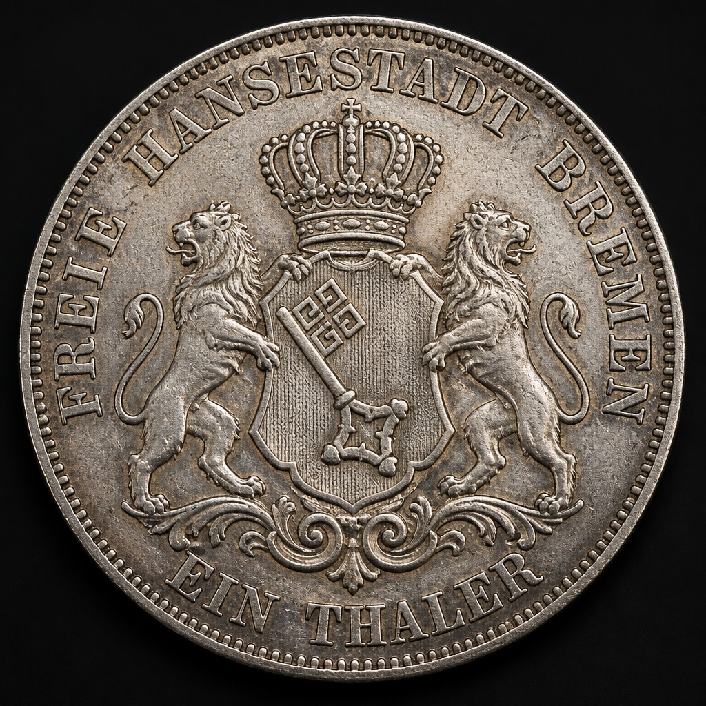 German Bremen Thaler