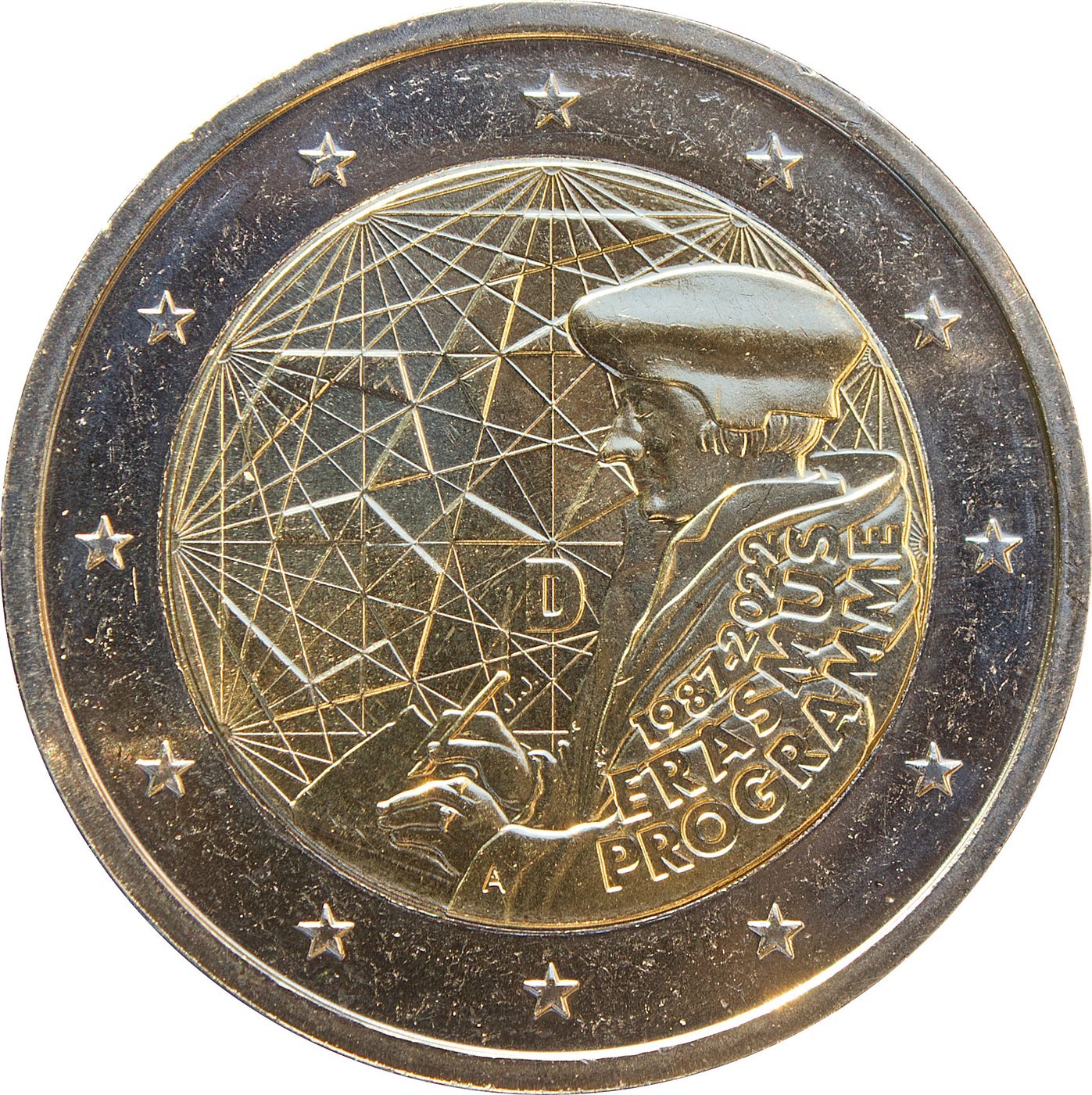 Germany 2 Euro Erasmus Programme Commemorative