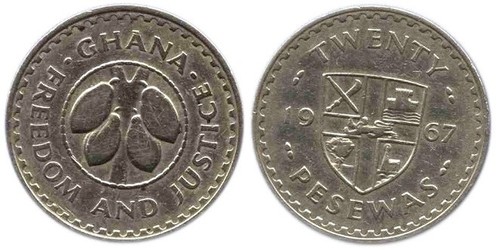 Ghana 20 Pesewas