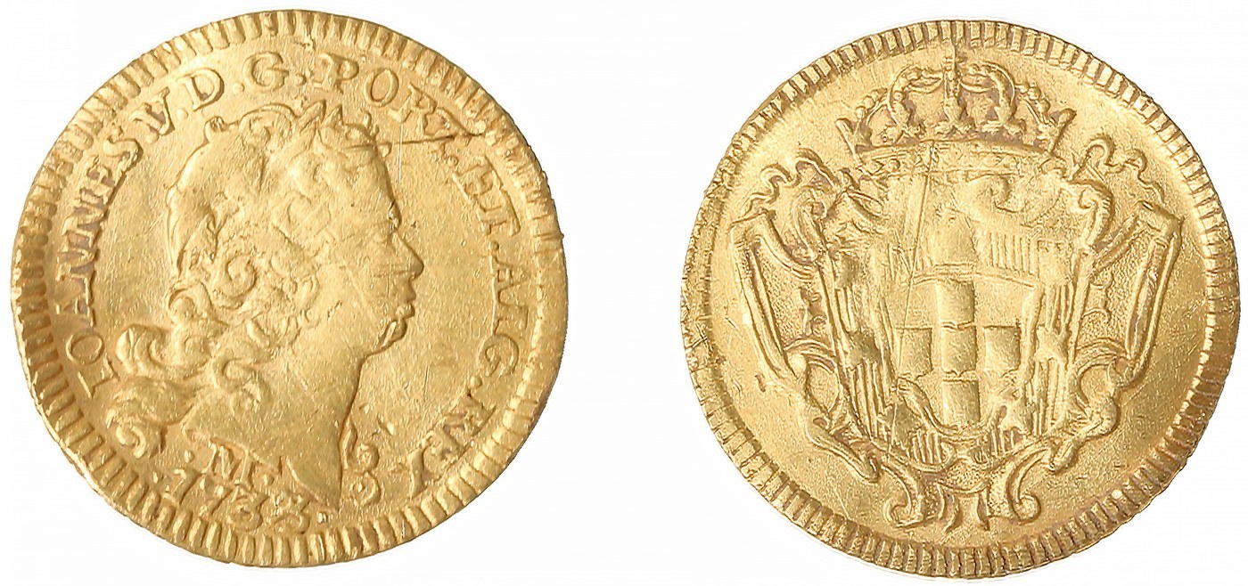Half Escudo (800 Reis) of Joao V