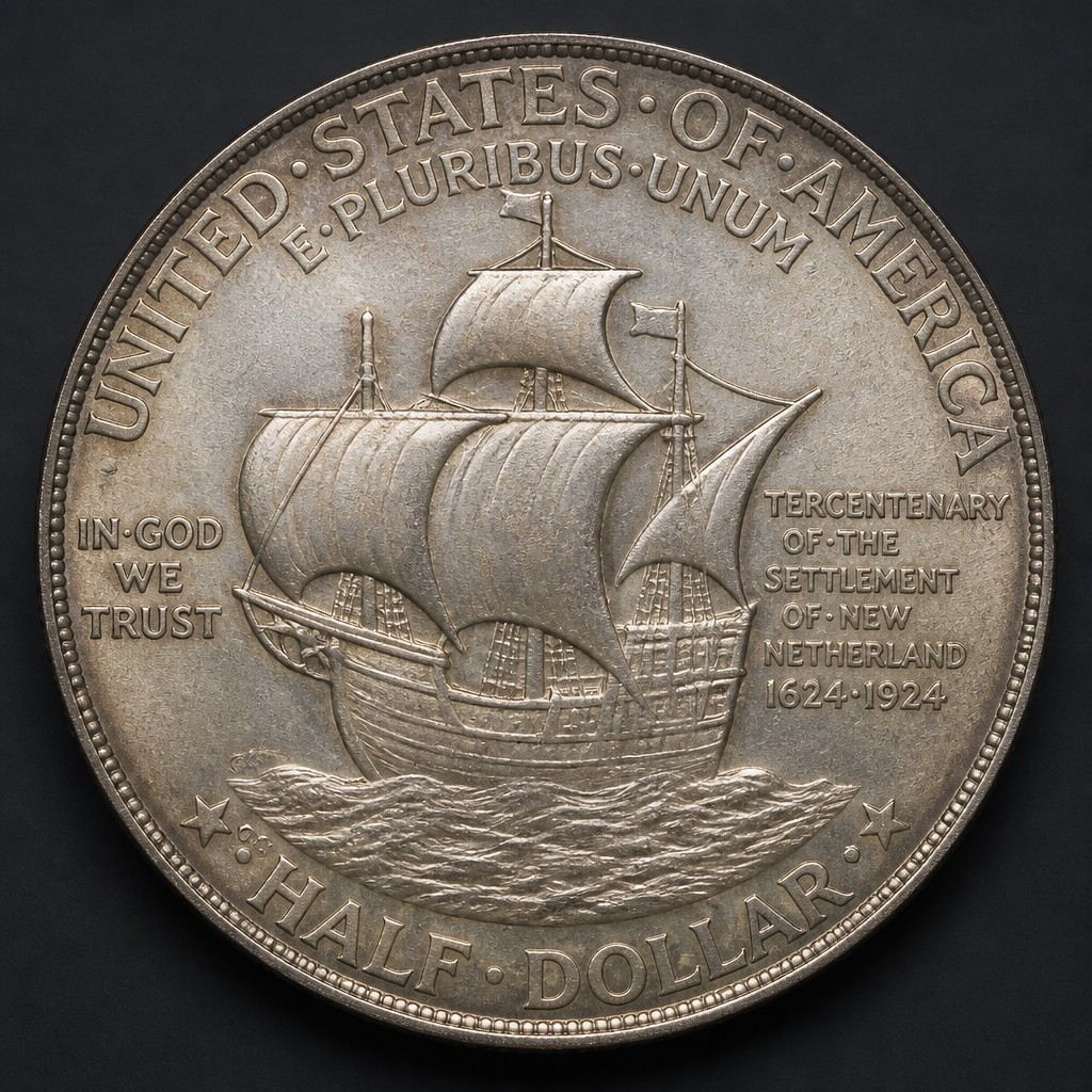 Huguenot-Walloon Tercentenary Half Dollar