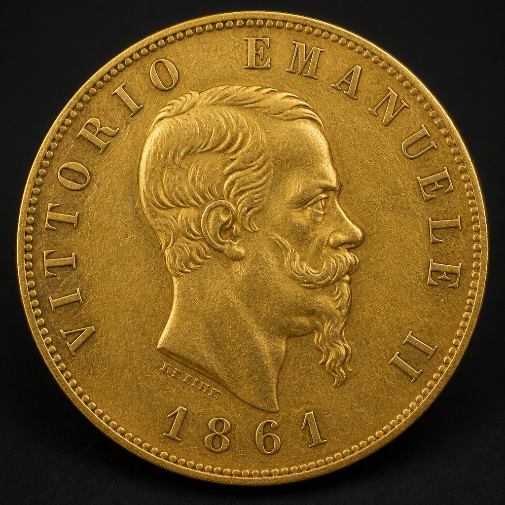 Italian 20 Lire Gold (Vittorio Emanuele)