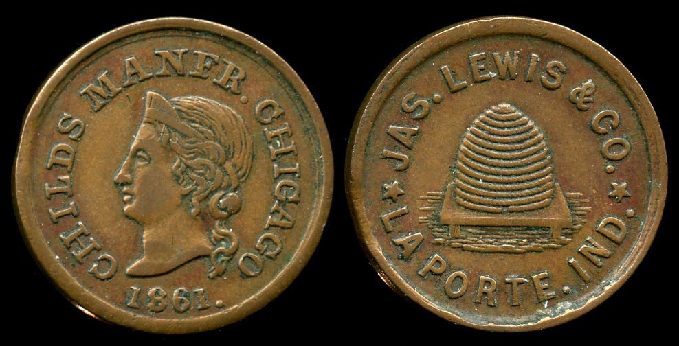James Lewis and Company Civil War Token