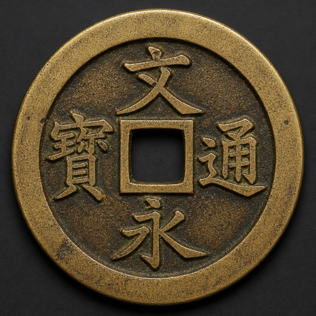 Japanese Bunkyu Eiho (cash coin)