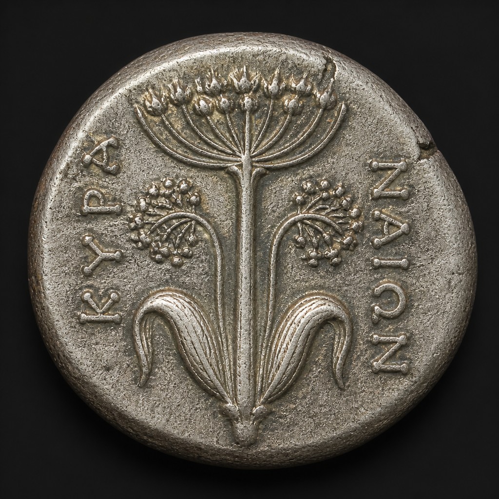 Kyrene Silphium Tetradrachm