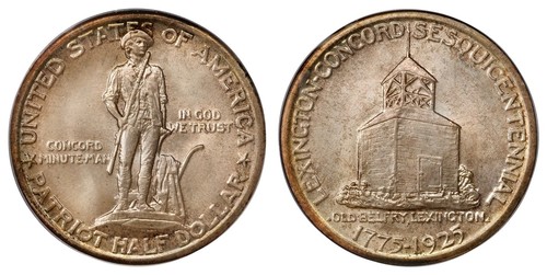 How to Identify the Lexington-Concord Sesquicentennial Half Dollar