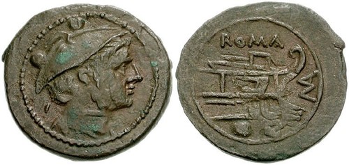 Manlius Vulso Æ Sextans