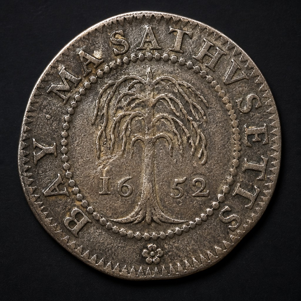 Massachusetts Willow Tree Shilling