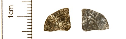 Medieval Silver Cut Farthing