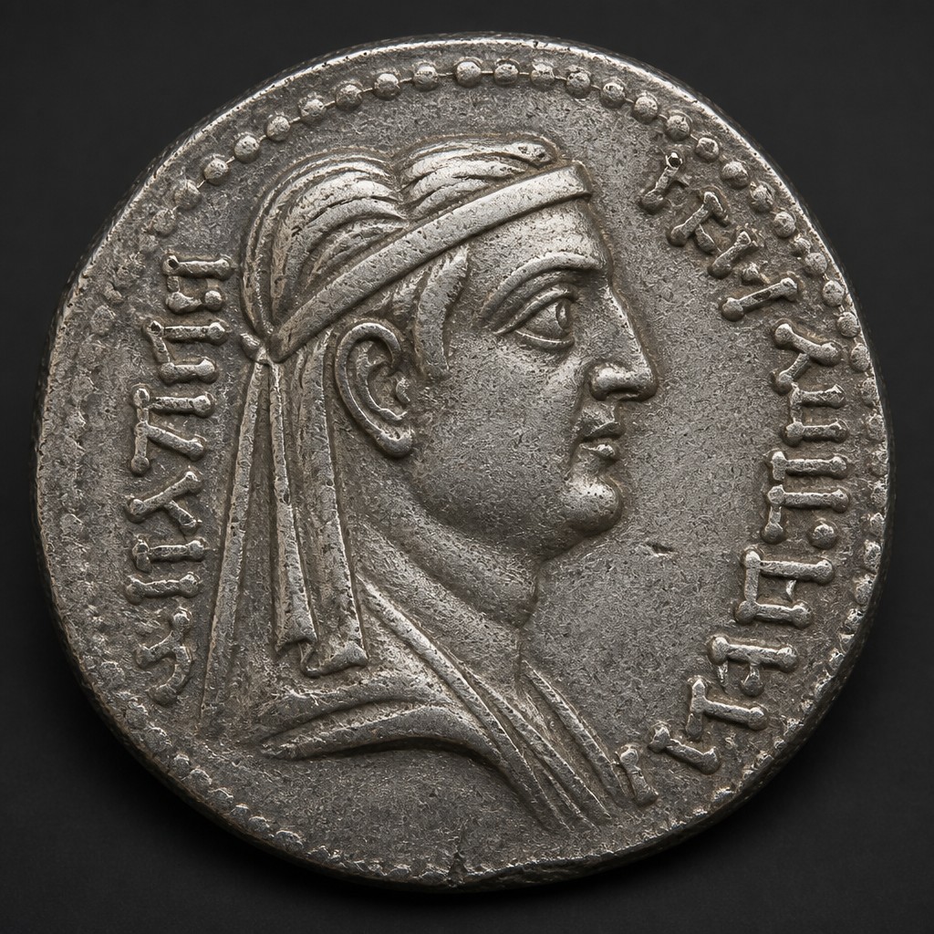 Nabataean Silver Drachm (Aretas IV)