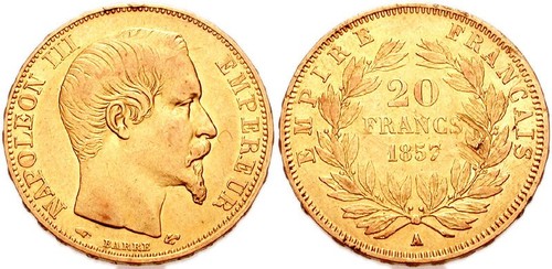 Napoleon III 20 Francs