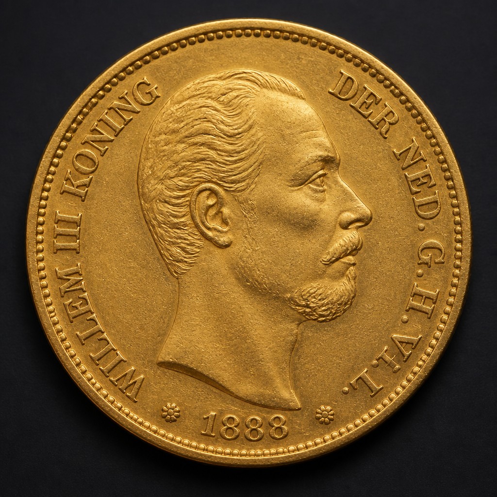 Netherlands 5 Gulden Gold