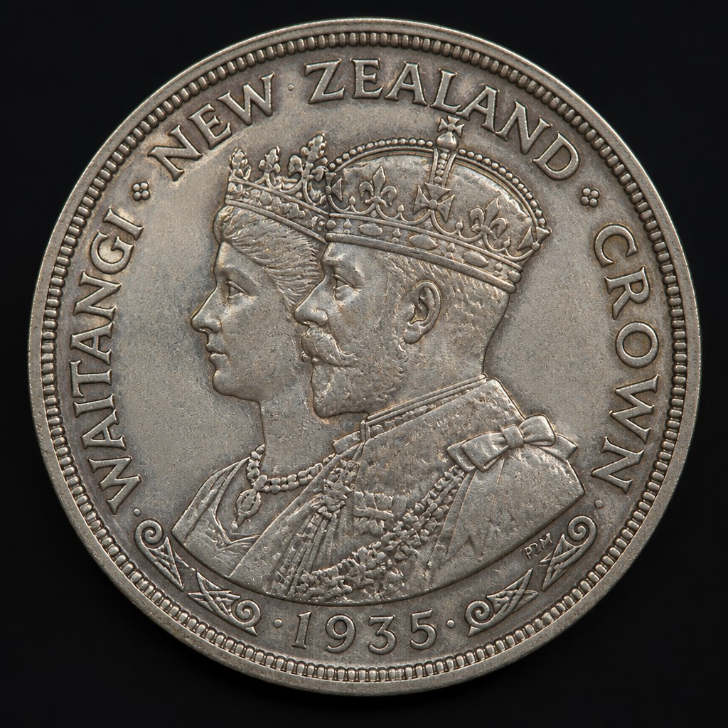 New Zealand Waitangi Crown (1935)