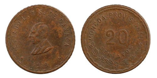 Oaxaca 20 Centavos