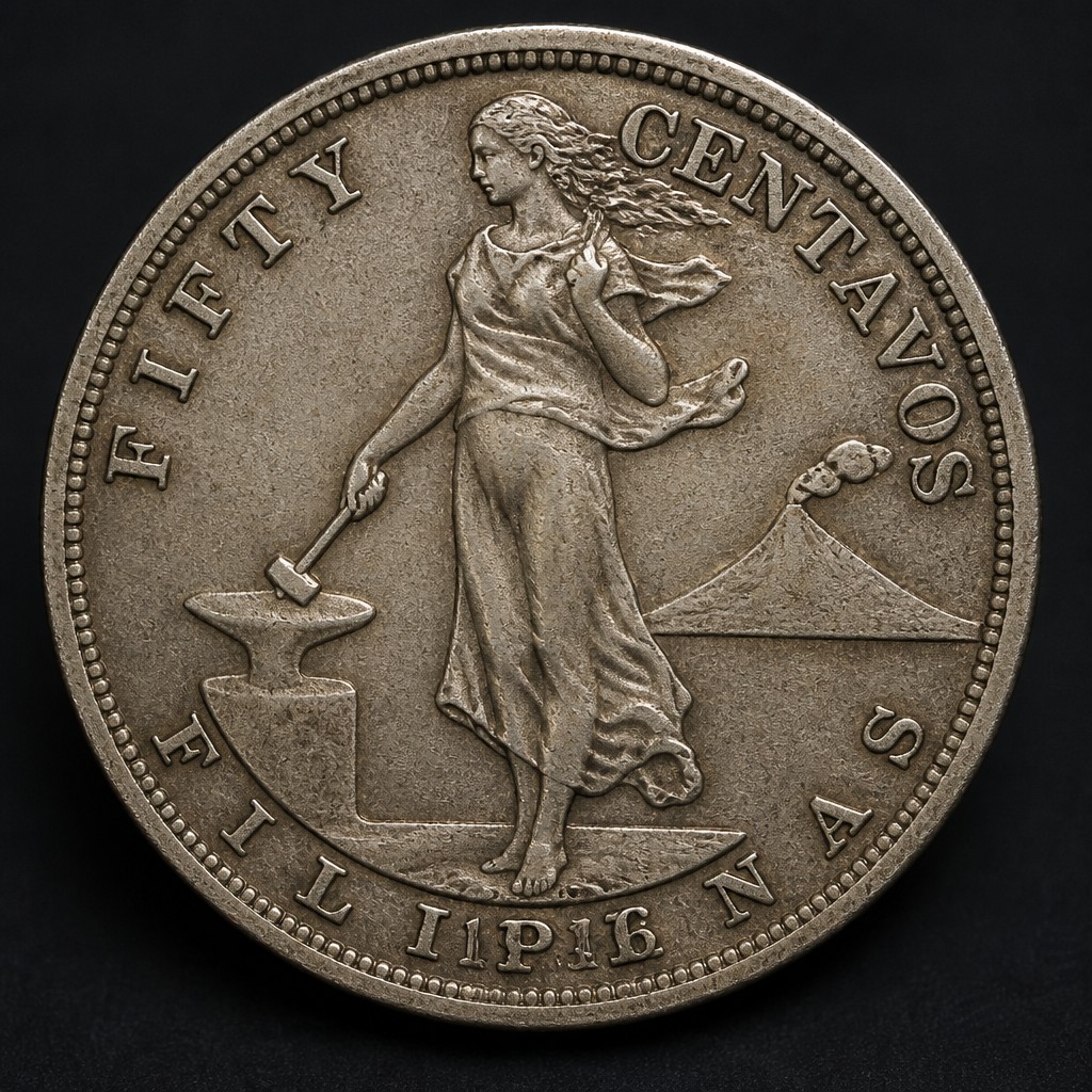 Philippine 50 Centavos (Commonwealth, 1936)