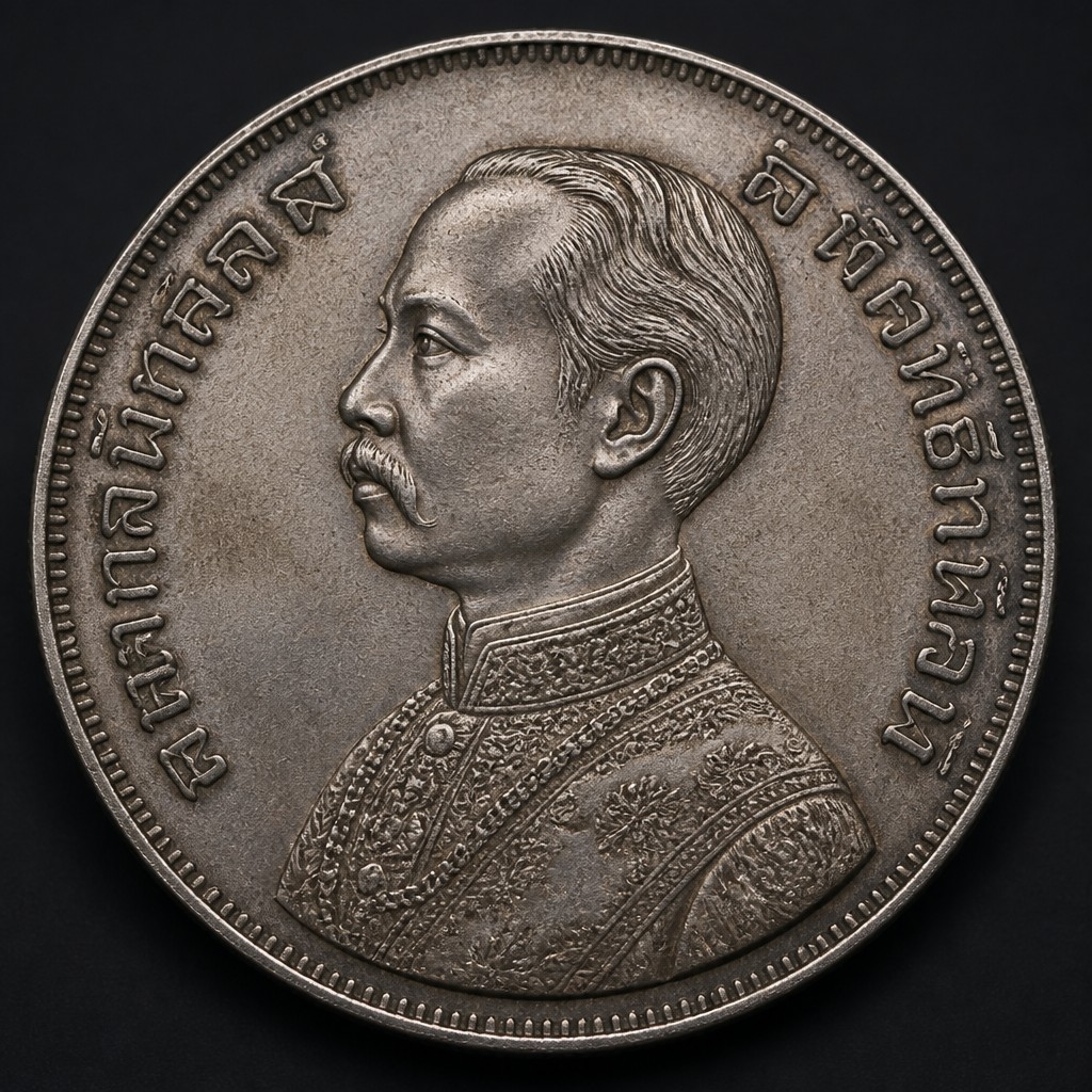 Rama IV Siamese Baht (first machine-struck)