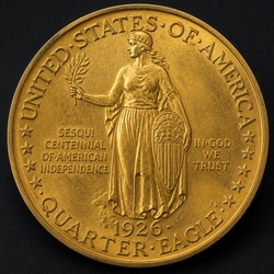 Sesquicentennial of American Independence Quarter Eagle