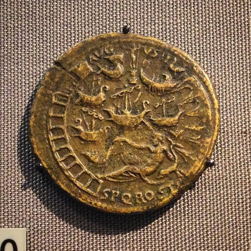 Sestertius of Nero (Port of Ostia)