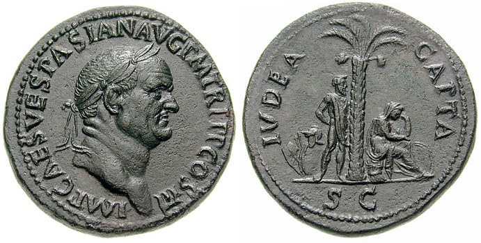 Sestertius of Vespasian (Iudaea Capta)