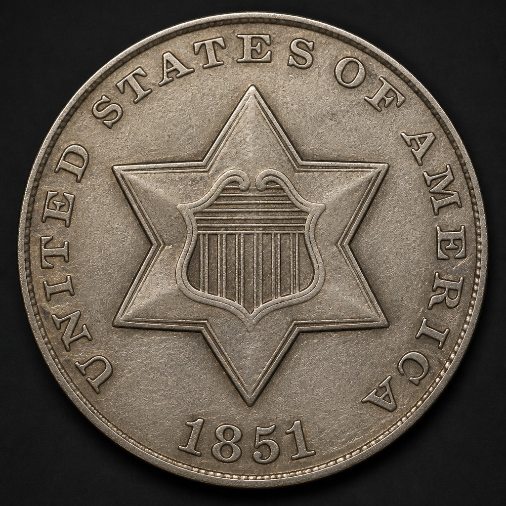 Silver Three-Cent Piece (Trime)