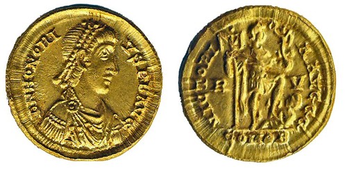 Solidus of Honorius