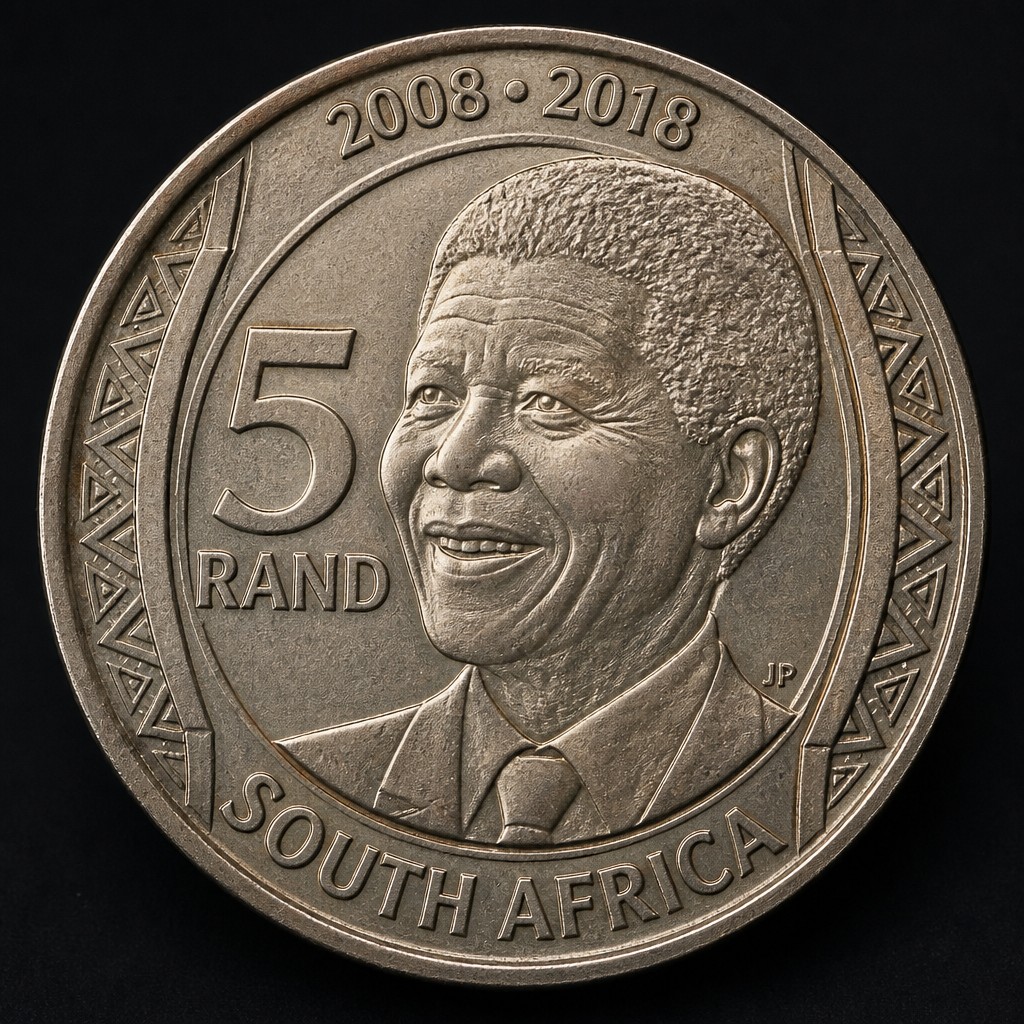South African Mandela R5 Coin