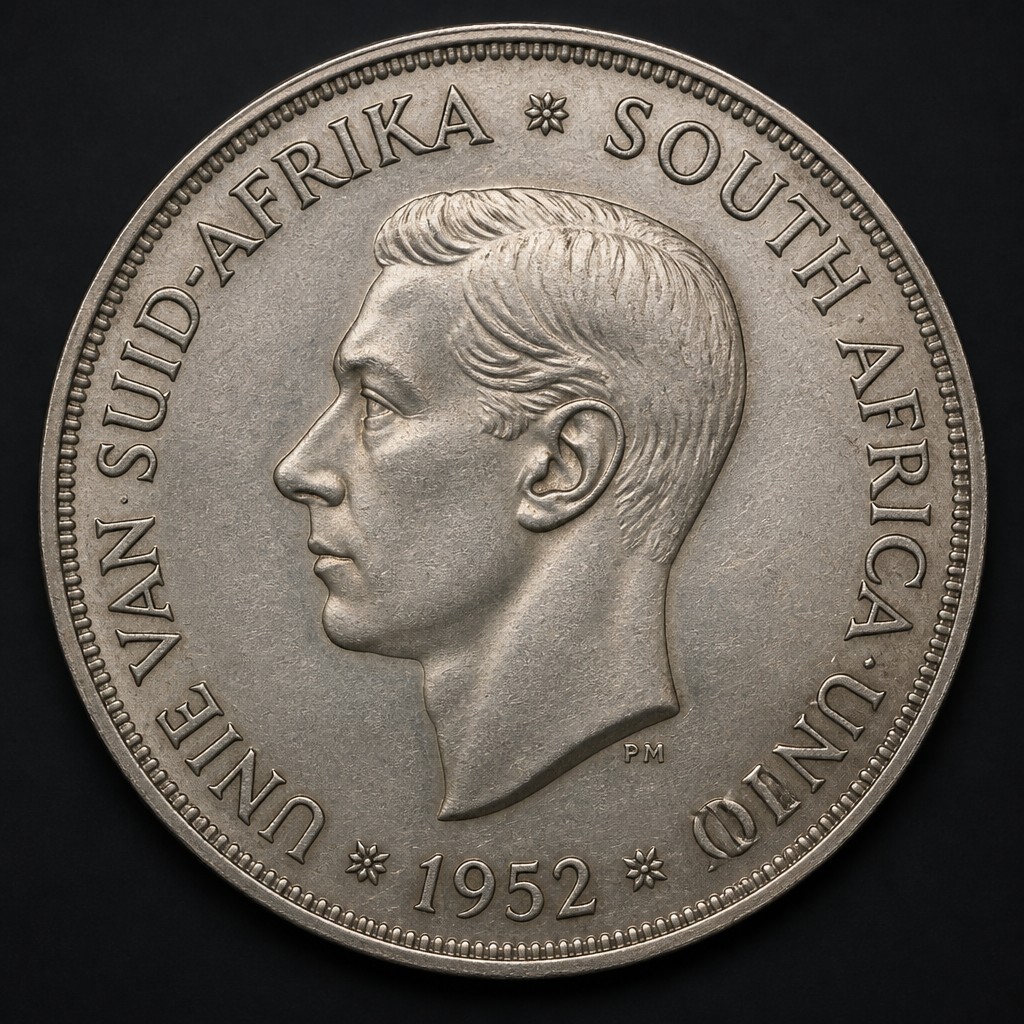 South African Union Silver Crown (5 Shillings)