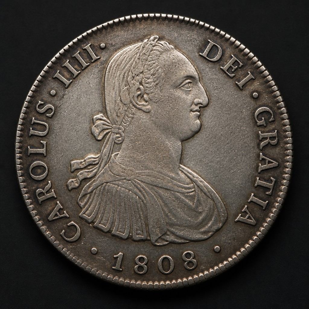 Spanish 8 Reales Portrait Dollar